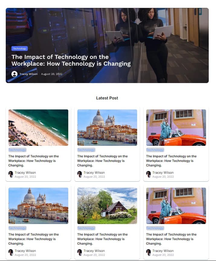 Blog Application